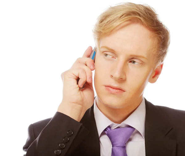 Businessman on Phone Royalty Free Stock Images
