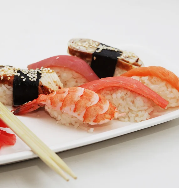 Sushi. good japanese food. — Stock Photo, Image