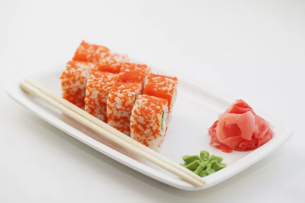 新鮮でおいしい寿司ロール — ストック写真