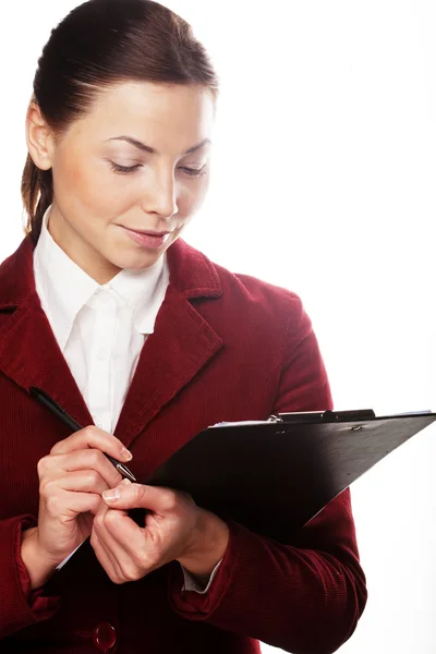 Smiling business woman — Stock Photo, Image