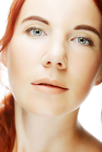 Young girl with red hair — Stock Photo, Image