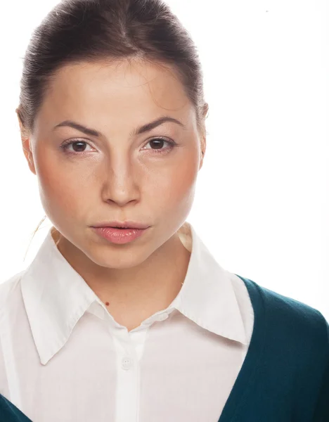 Business woman smiling — Stock Photo, Image