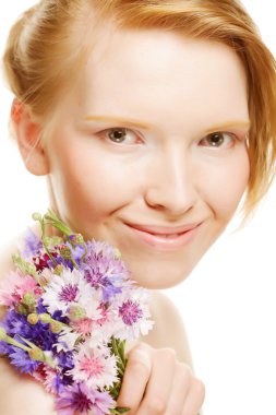 çiçekler güzel Bayan