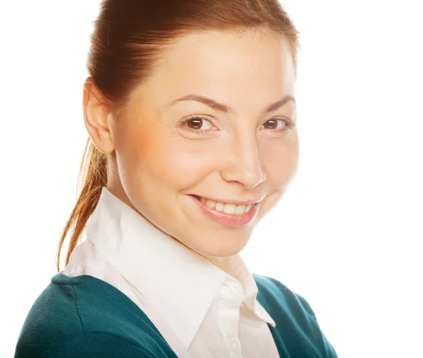 Joven atractiva mujer de negocios . — Foto de Stock