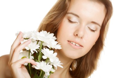 çiçekler güzel Bayan