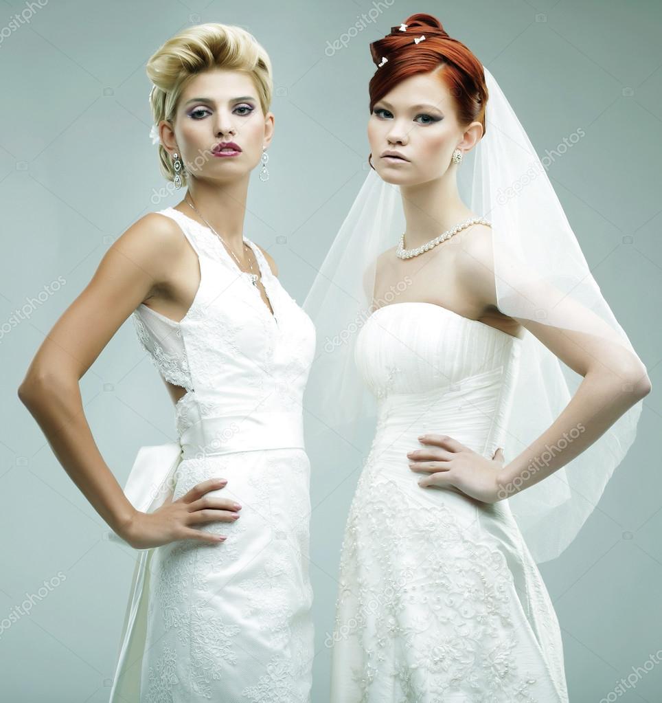 two young brides