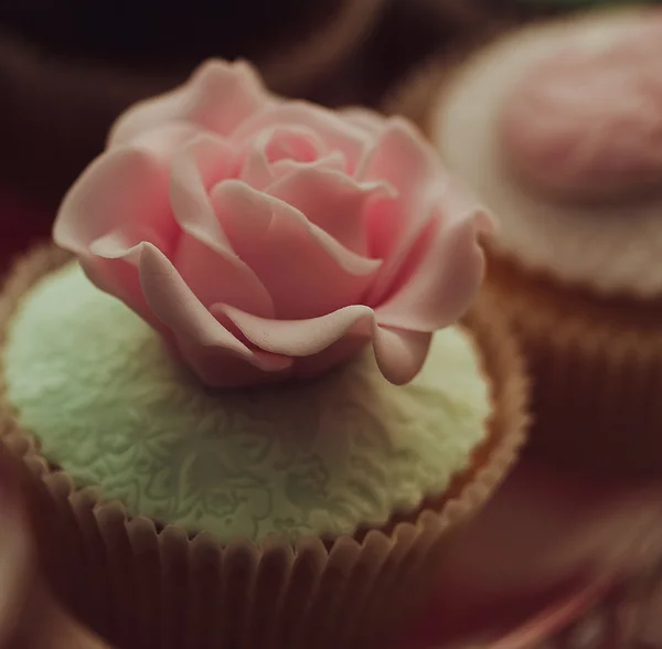 Vintage cupcakes — Φωτογραφία Αρχείου