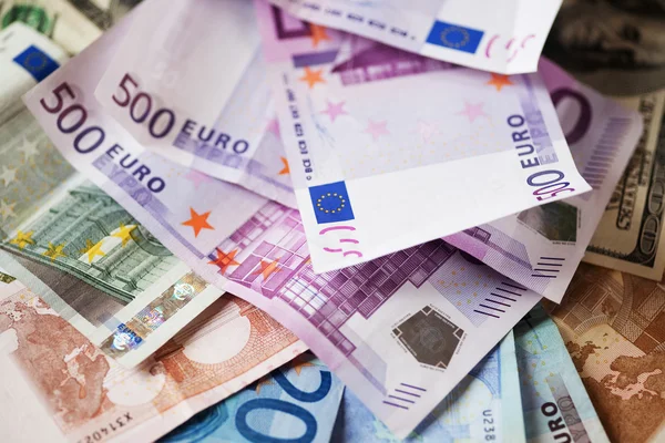 Euros, bon contexte pour le concept d'entreprise — Photo