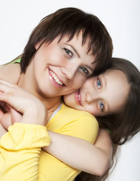 Daughter Hugging Mother — Stock Photo, Image