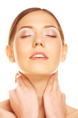 Güzel kadın yüzü