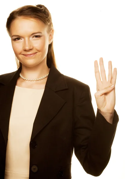 Joven mujer de negocios — Foto de Stock