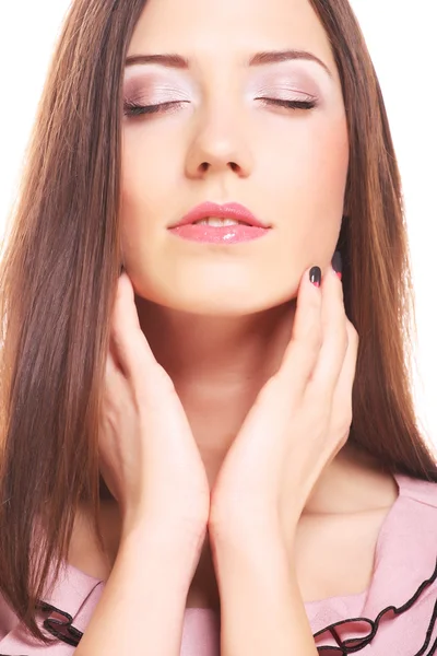 Beautiful woman face — Stock Photo, Image