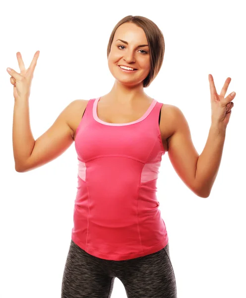 Fitness woman in sport style — Stock Photo, Image