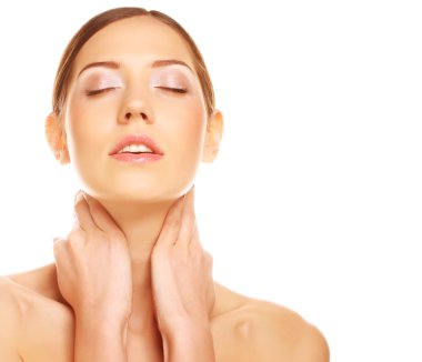 Güzel kadın yüzü