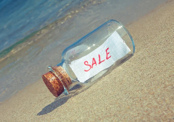şişe bir vintage beach 