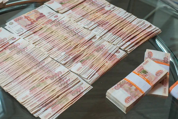 Деньги Российской Федерации — стоковое фото