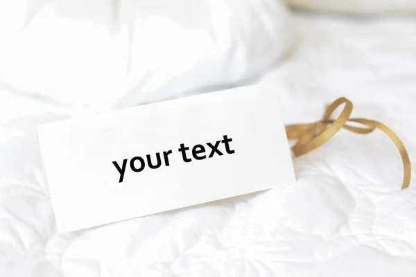 Empty card to place . for your text — Stock Photo, Image