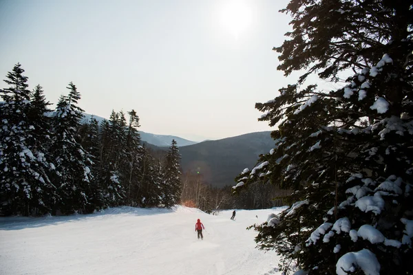 Vinter bergslandskap Sakhalin island. — Stockfoto