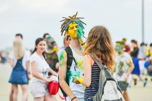 Celebrato come un festival di colori — Foto Stock