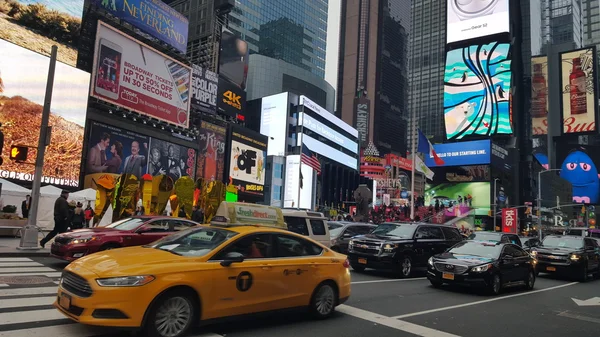 Times Square i Broadwayu na Manhattanie, Nowy Jork, Usa. Obraz Stockowy