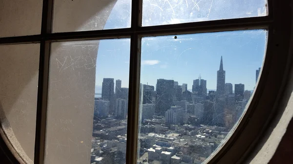 Вид на San Francisco-Сіті, штат Каліфорнія, США — стокове фото