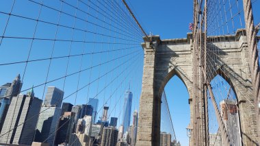 Brooklyn Köprüsü Nyc, ABD.