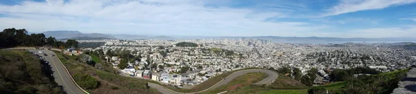 Widok z San Francisco City, California, Stany Zjednoczone Ameryki — Zdjęcie stockowe