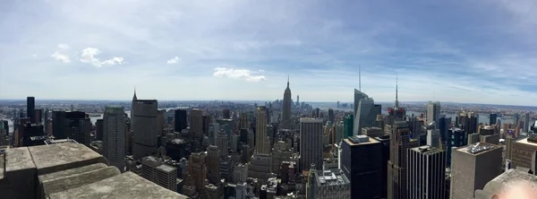 View on Manhattan skyscrapers, NYC, USA. — 스톡 사진