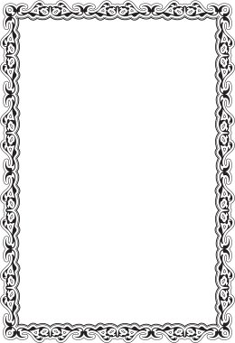 Retro vintage çerçeve