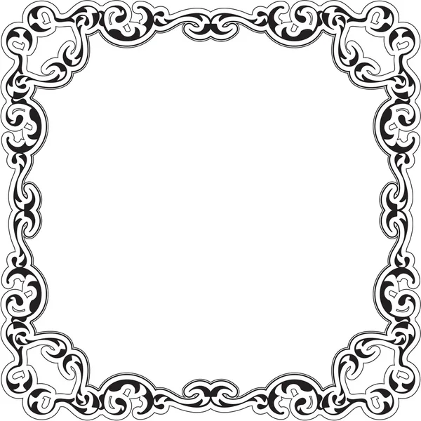 Kunst sierlijke renaissance frame — Stockvector