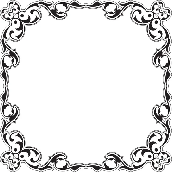 Barok dekor güzel çerçeve