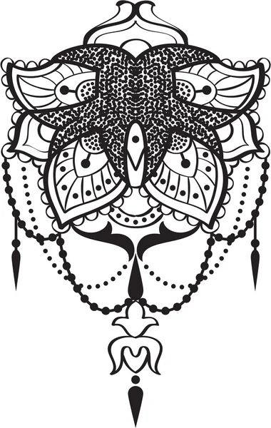 Mandala ontwerp oriënteren — Stockvector