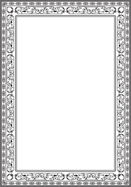 Muhteşem vintage tebrik sayfası