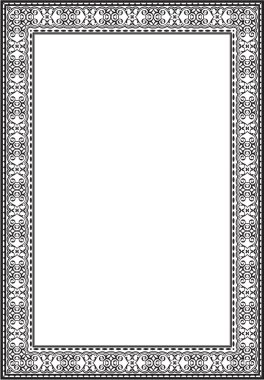 Muhteşem sanat çerçeve