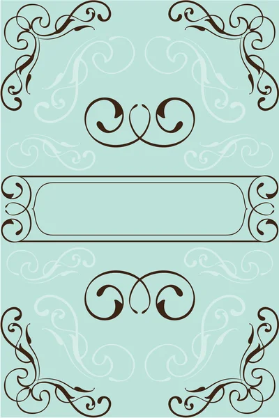 Victorian page — Stock Vector