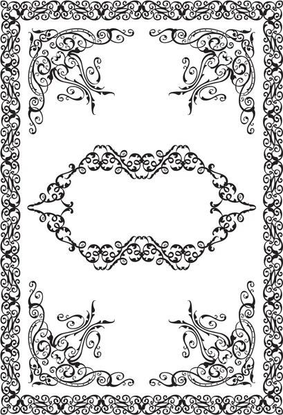 Page d'Art Foliant — Image vectorielle