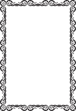 Rokoko girdap kenarlık