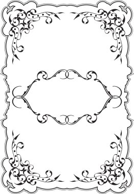 Art vintage fine frame