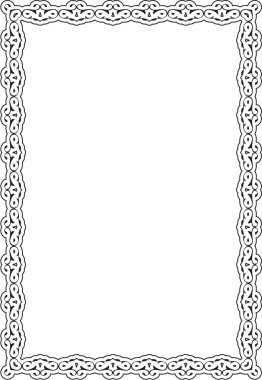 Scroll art renesance frame