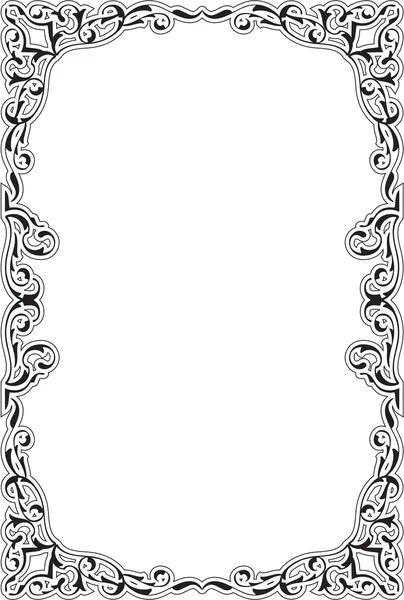 Baroque ornate good page — Stock Vector