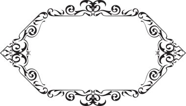 Sanat vintage swirll sayfa