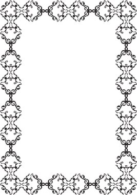 Gerçek Barok süslü çerçeve