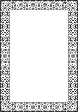 Kaydırma ornane süsleme sınır