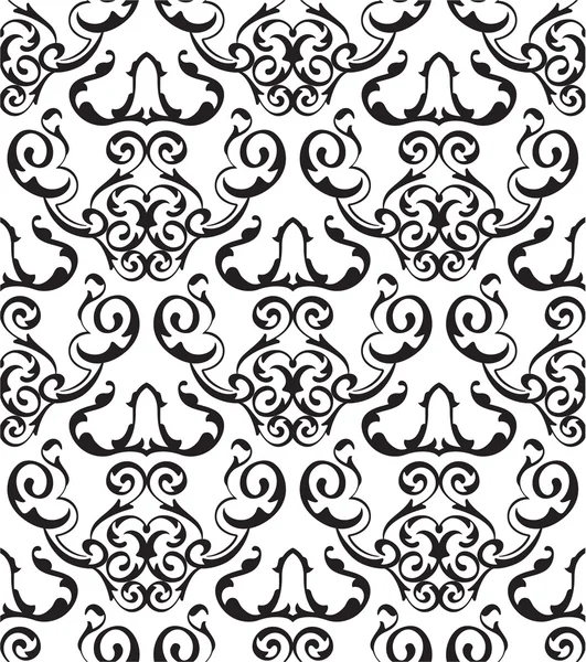 Art baroque motif sans couture — Image vectorielle