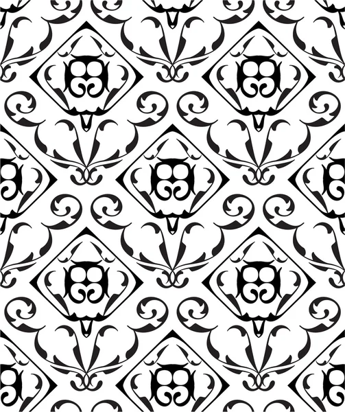 Baroque motif décoré sans couture — Image vectorielle