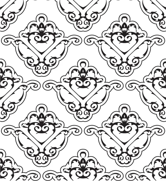 Orné motif victorien sans couture — Image vectorielle