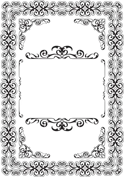 Victorian real page — Stock Vector