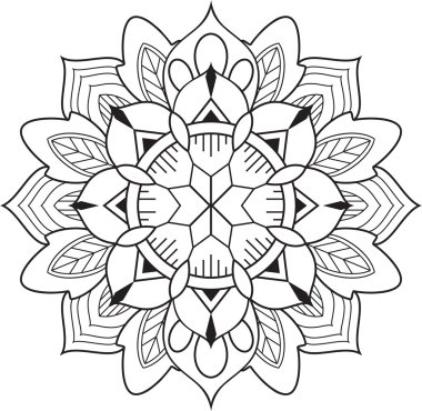 Mandala şark tasarım