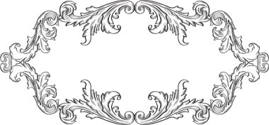 Acanthus sanat iyi çerçeve şark