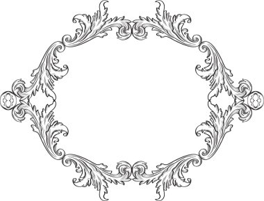 Acanthus sanat güzel vintage sayfa